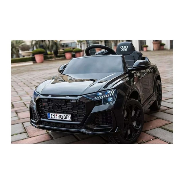 Продукт Акумулаторен джип  Audi RS Q8 12V с меки гуми и кожена седалка - 0 - BG Hlapeta